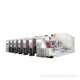 Flexo printer slotter die cutter folder gluer inline